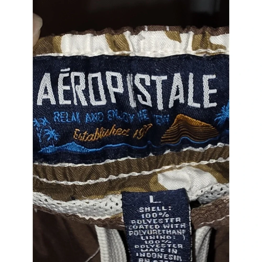 Aeropostale Mens Swim Trunks Size L. Cargo‎ Style. 12